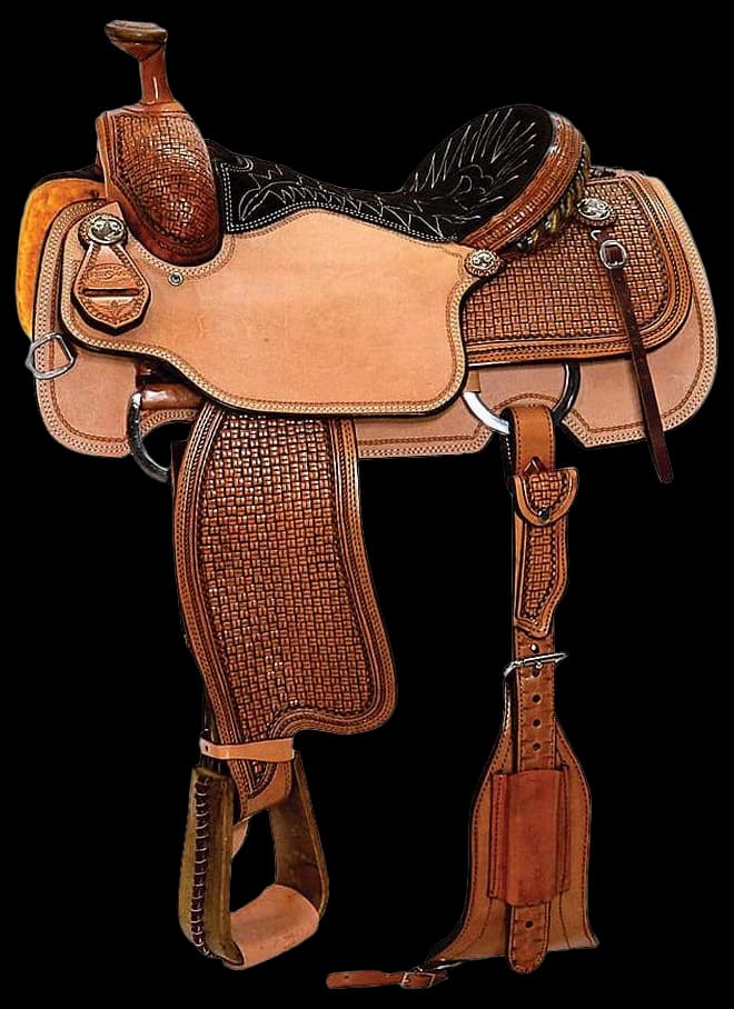 Circle Y Custom Reinsman Team Roper Saddle, Wide Tree - Jeffers