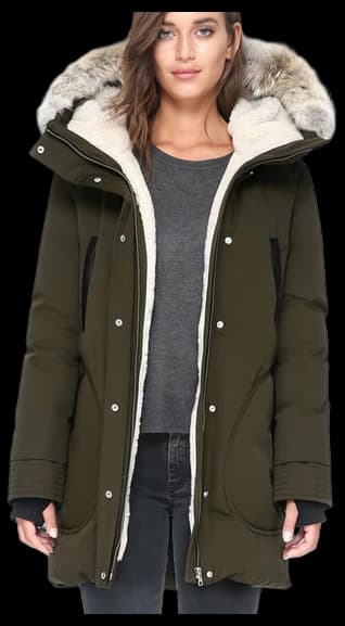 Soia & Kyo + Saundra Mid-Length Classic Down Coat