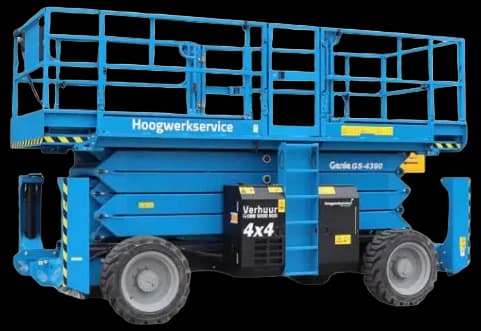 Аренда Ножничного подъемника Genie GS–4390 RT в Москве - высота 14 м ...