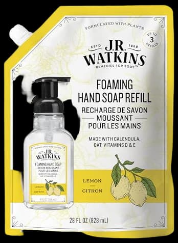 J.R. Watkins 9 fl. oz. Lemon Foaming Hand Soap-20626 - The Home Depot
