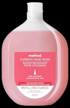 Amazon.com: Method Foaming Hand Soap, Refill, Pink Grapefruit ...