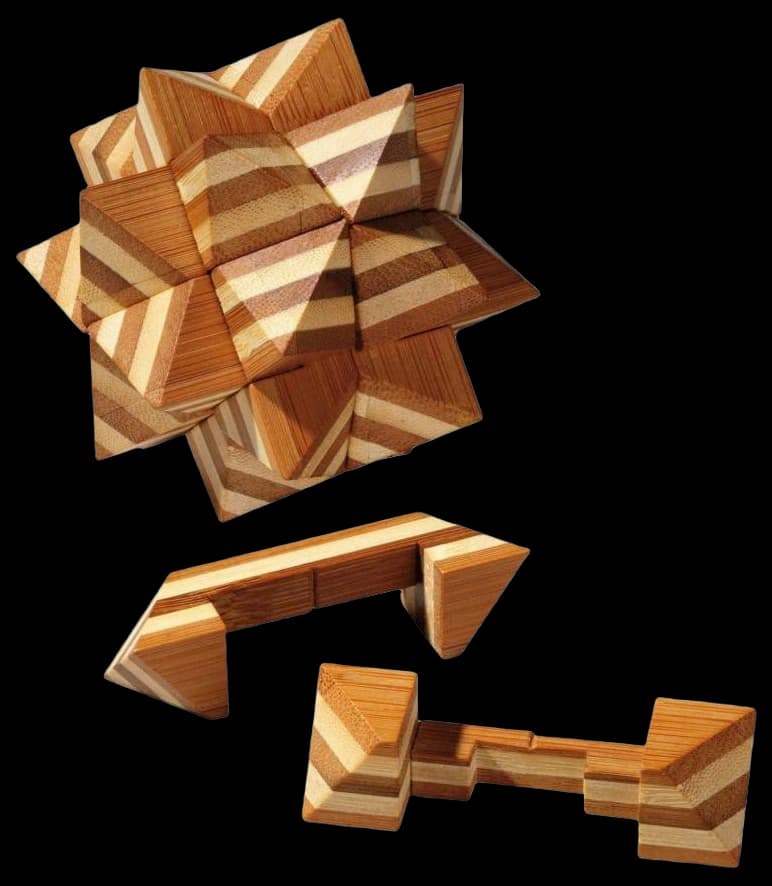 Philos Bambus Puzzle Burr