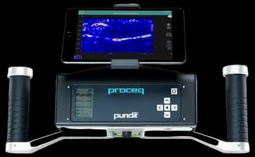 Ultrasonic Pulse Velocity - PD8000 Pundit Proceq Pulse Echo Instrument ...