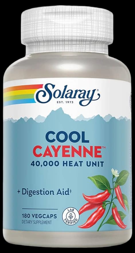 Suplemento Solaray Cool Cayenne 90 cápsulas | Walmart en línea
