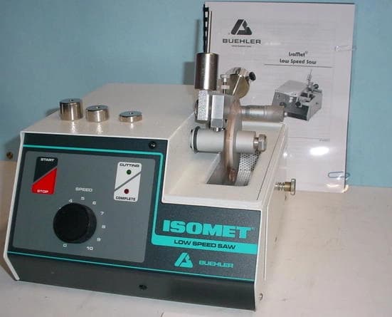 Buehler IsoMet low speed saw, white 11-1280-160 5" capacity. Complete ...