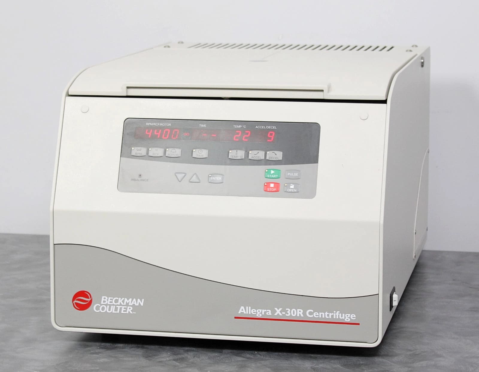 Beckman Coulter Allegra X-30R Refrigerated Benchtop Centrifuge B06320 ...