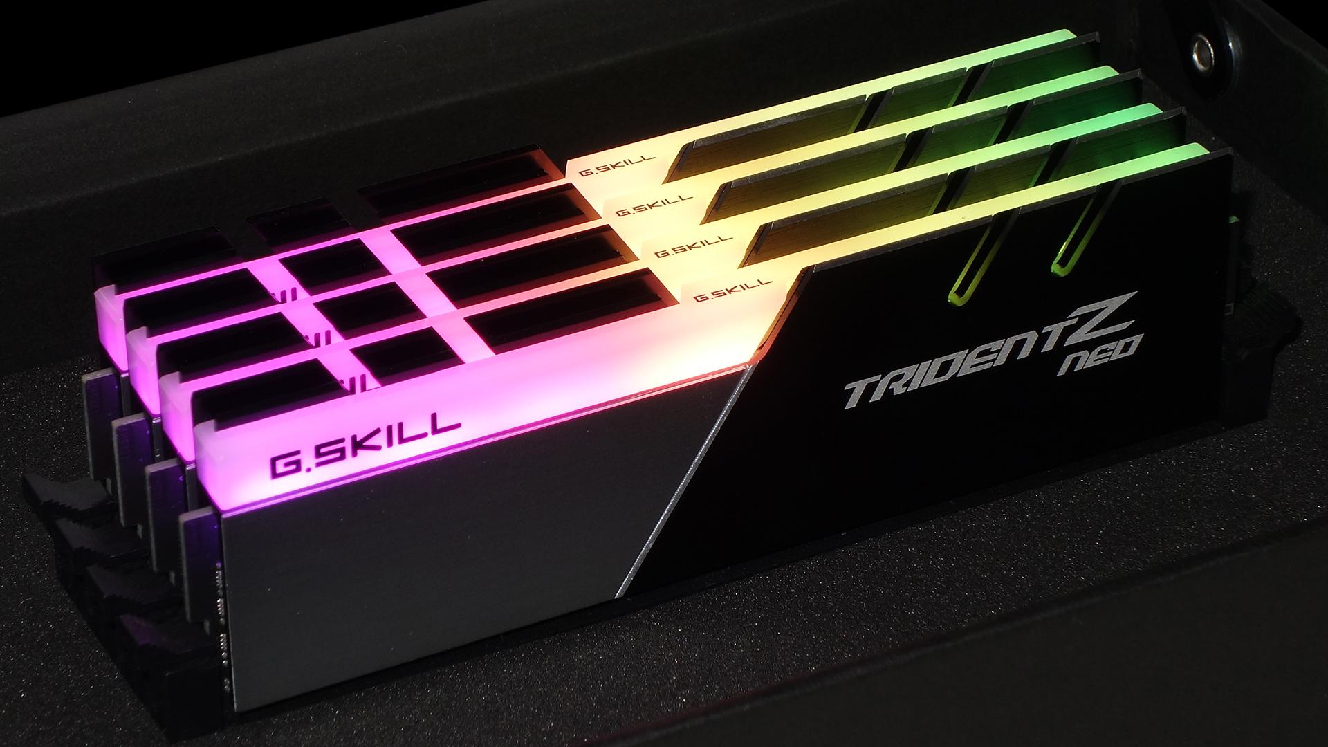 でした G.Skill DDR4 TridentZ Neo DDR4-3600 64GBの通販 by silver｜ラクマ パーツ