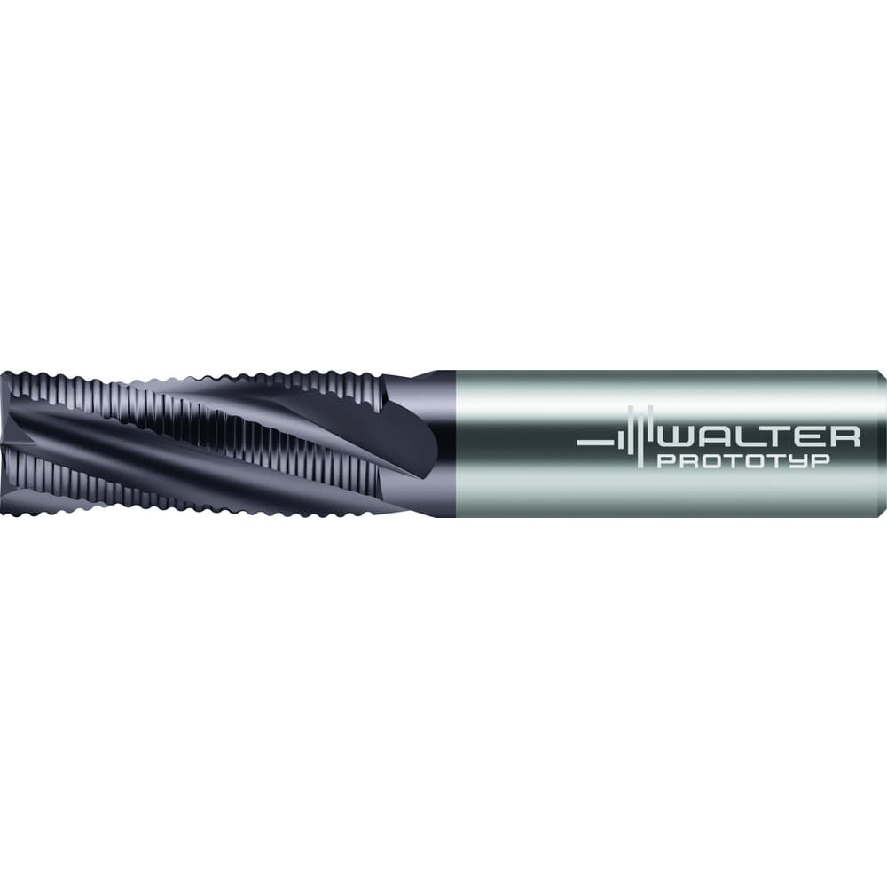 Walter-Prototyp - Roughing End Mill: 3/8" Dia, 4 Flute, Single End ...
