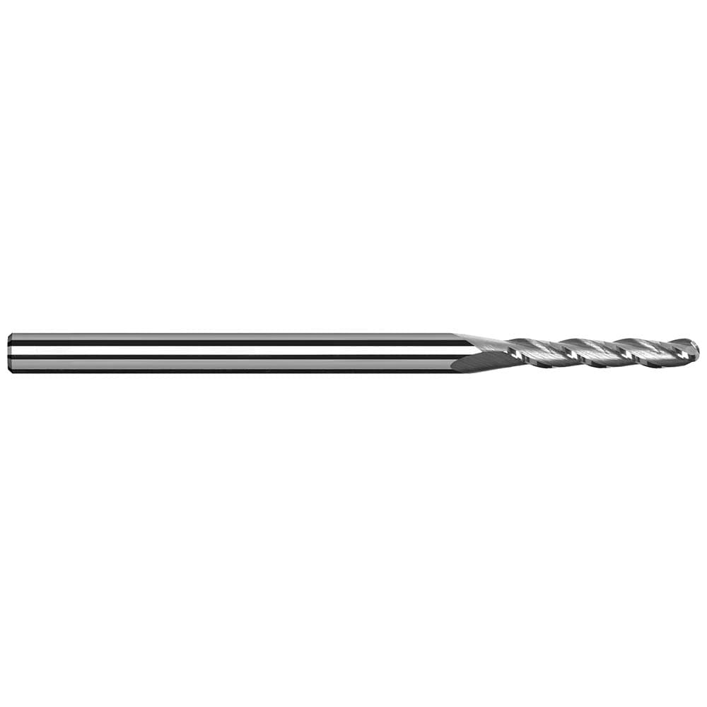 Harvey Tool - Ball End Mill: 3/64" Dia, 1/4" LOC, 3 Flute, Solid ...
