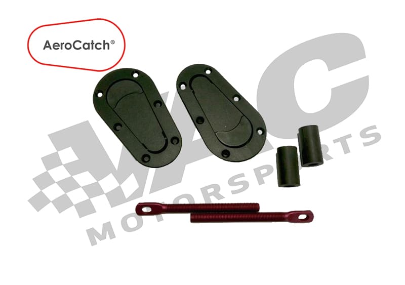 AeroCatch Flush Mount Hood/ Panel Fastening Kit for BMW and universal