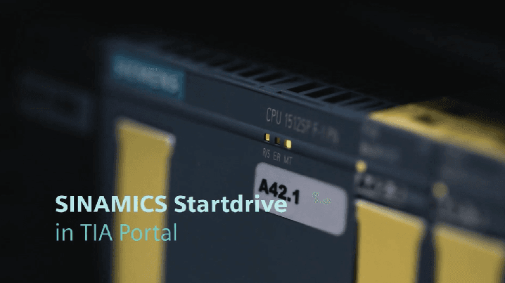 Video SINAMICS Startdrive in Totally Integrated Automation Portal (TIA ...