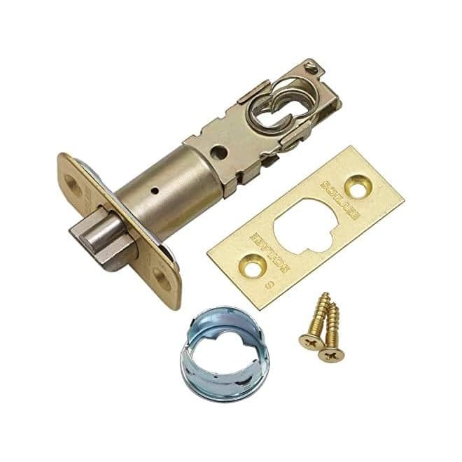 Schlage Brass Replacement Entry Latch - Polished Brass - Residential ...