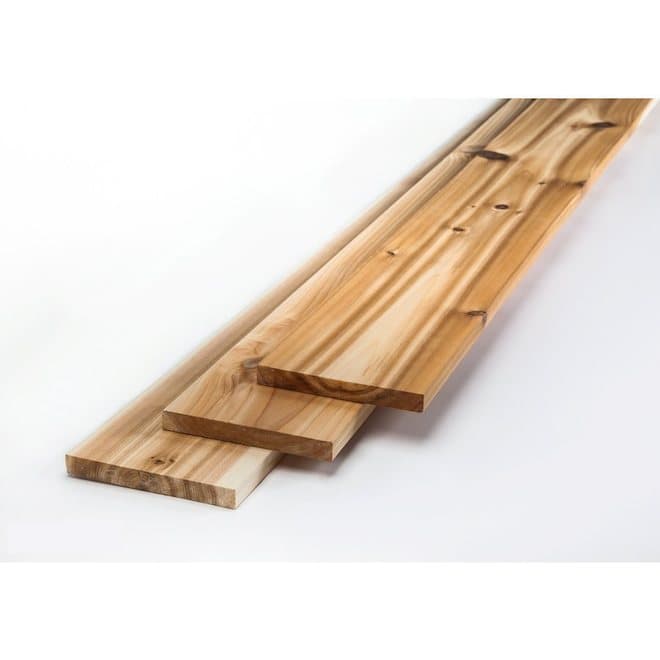 1-in x 6-in x 8-ft S1S2E Cedar Fence Board 333033 | RONA