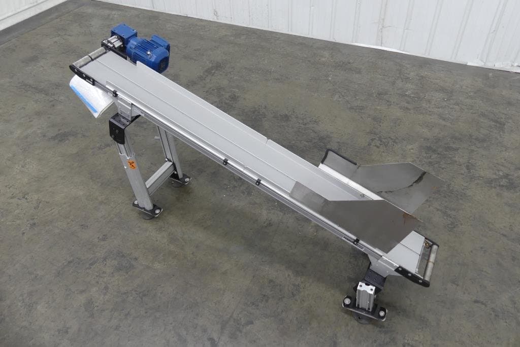 Used Dorner 2200 Series Incline Conveyor 6.5' L X 8"