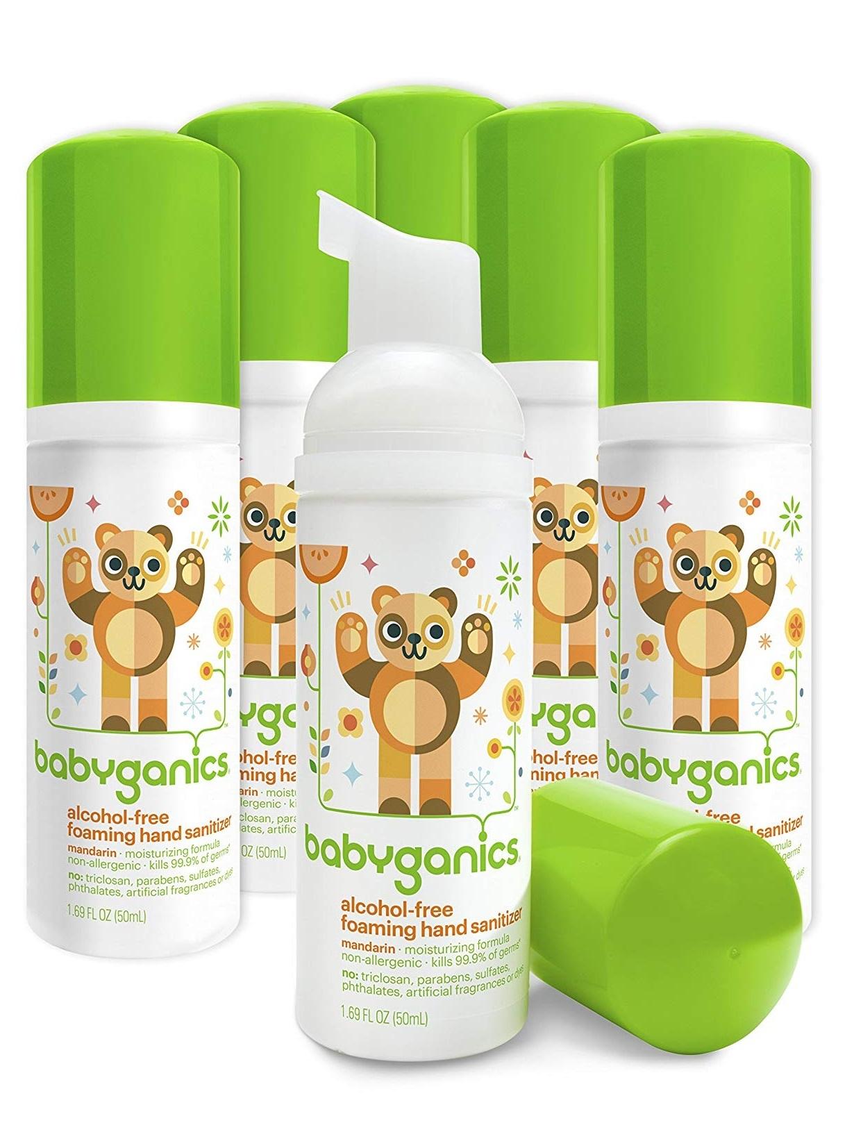 Babyganics Alcohol-Free Foaming Hand Sanitizer (On-The-Go) - Mandarin ...