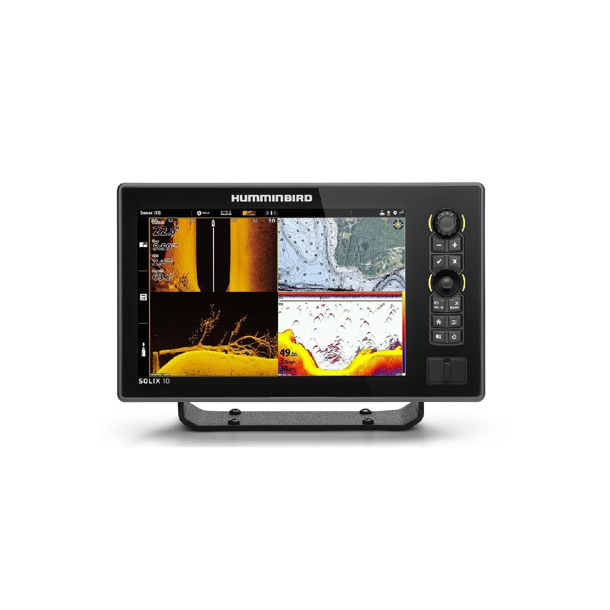 Humminbird SOLIX 10 G3 Mega SI+ SOLIX10G3-CMSI+SS - Comptoir Nautique