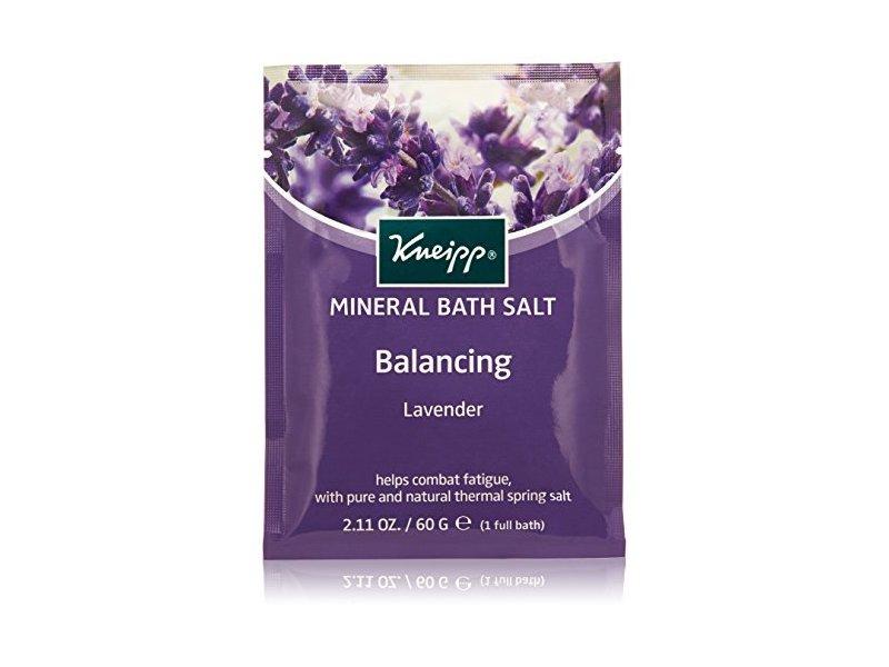 Kneipp Mineral Bath Salt, Relaxing, Lavender, 2.1 oz/60 g Ingredients ...