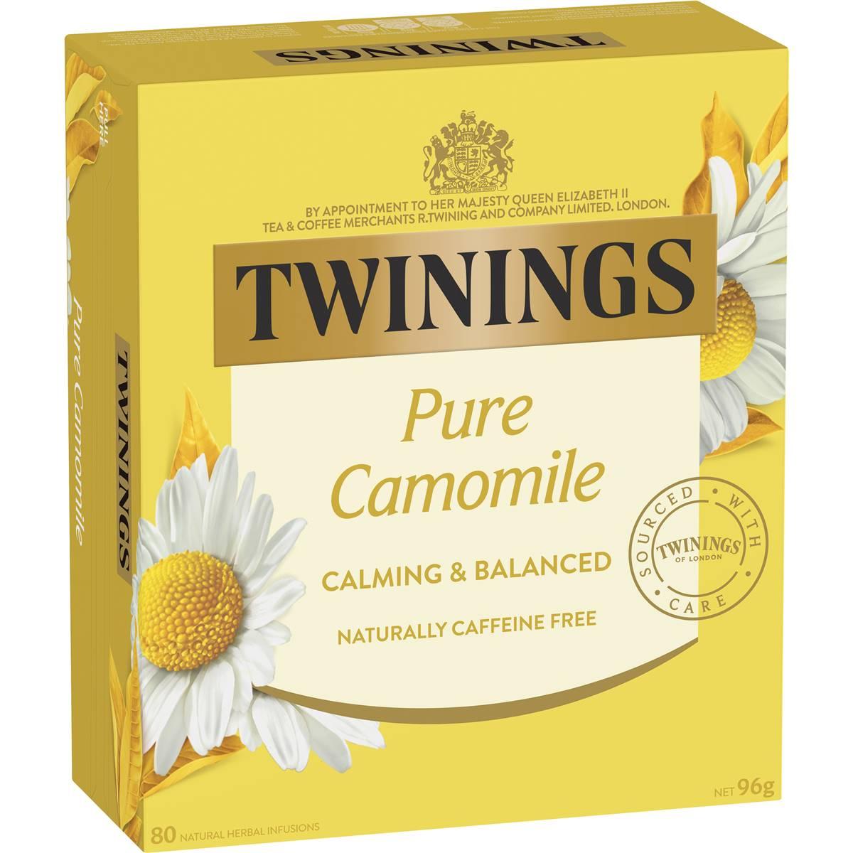 Calories in Twinings Pure Camomile Tea Bags calcount