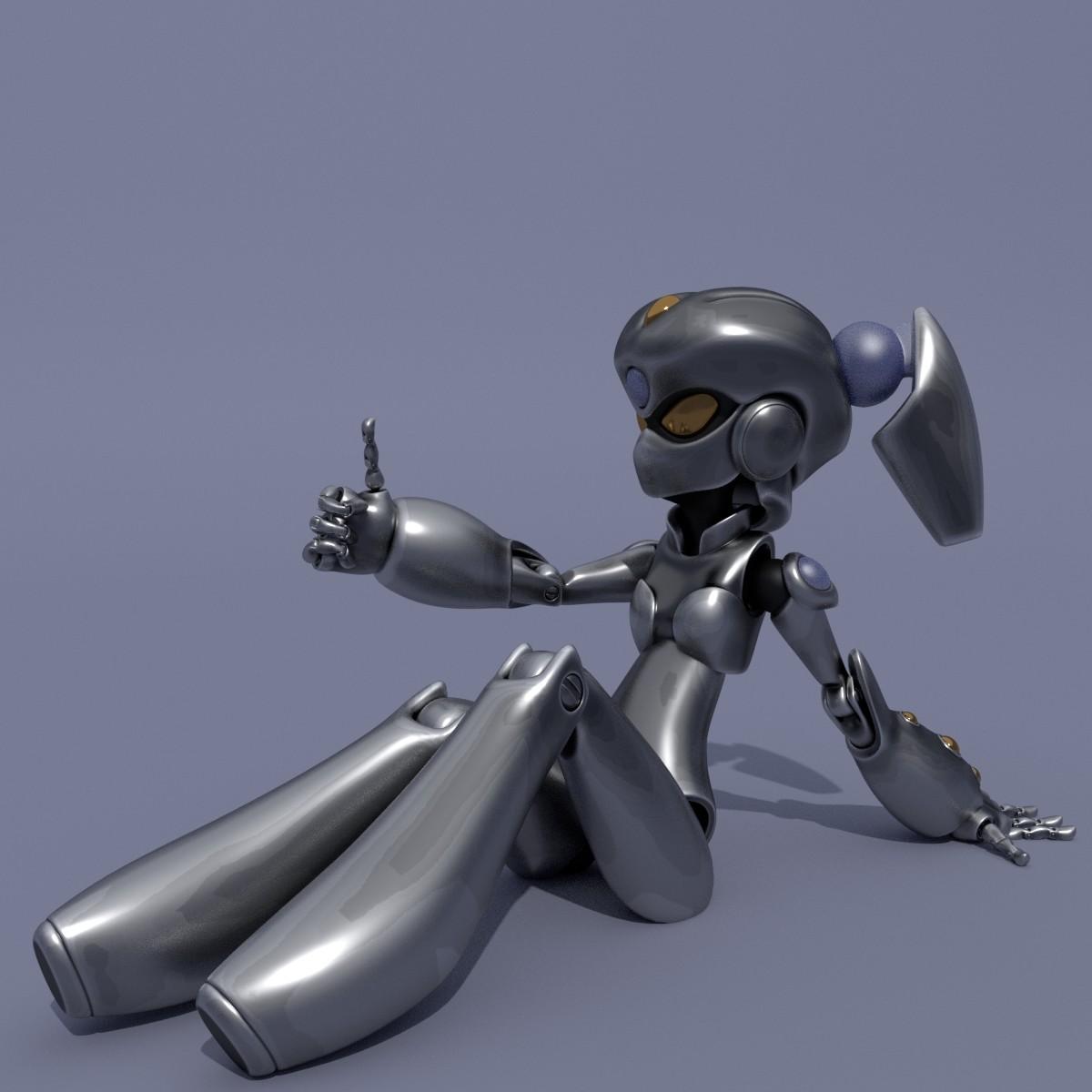 ArtStation - Rigged Robot Alexa | Resources