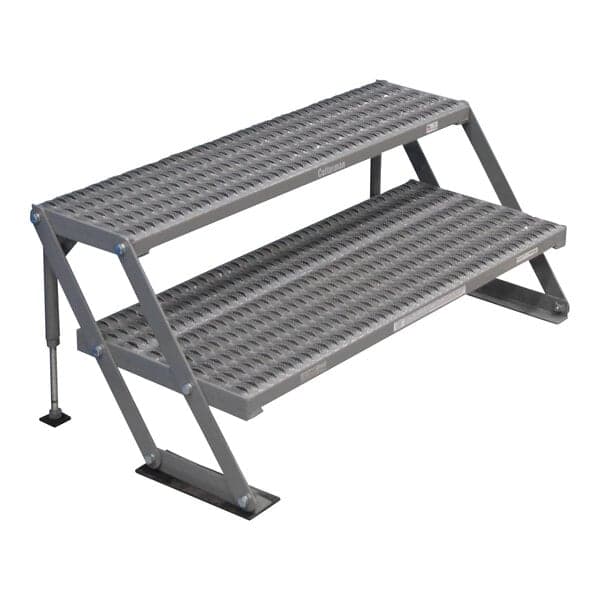 Cotterman Series WP 36" x 12" 2-Step Adjustable Steel Work Platform ...