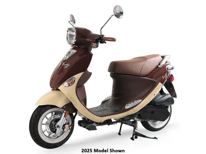 New 2026 Genuine Scooters Buddy 170i | Scooters in Marietta GA | Mocha