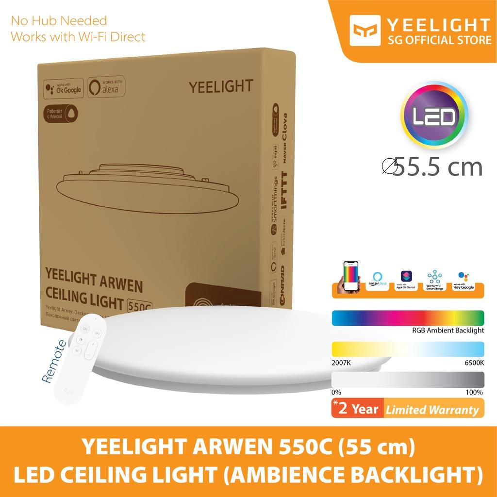 YEELIGHT SMART CEILING LIGHT ARWEN 550C LED CEILING LIGHT (AMBIENCE ...