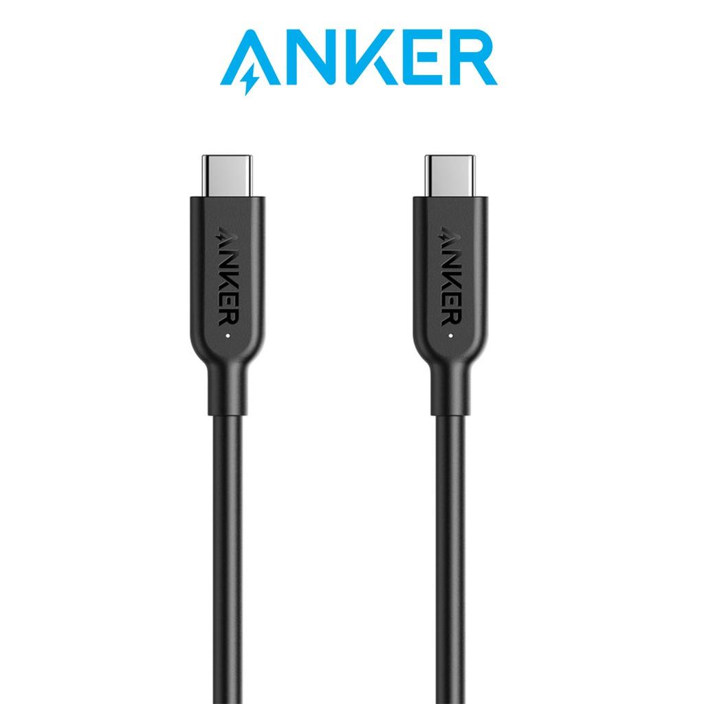 Anker PowerLine II USB-C to USB-C 3.1 Gen 2 Cable (3ft) with Power ...