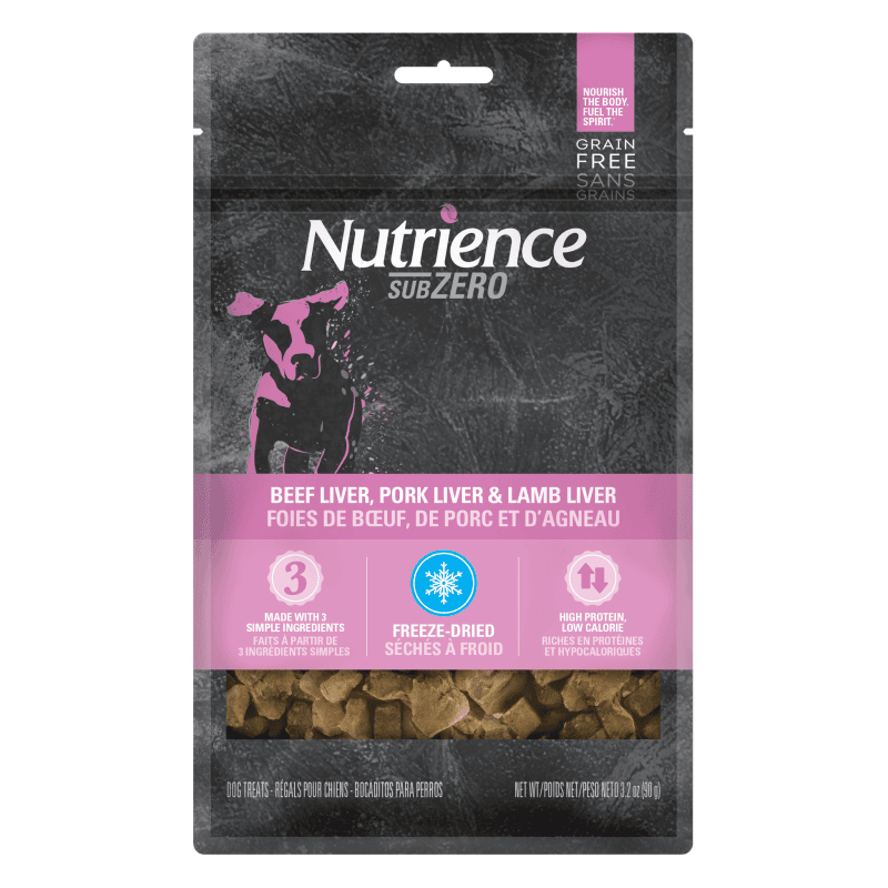 Nutrience Subzero Freeze-Dried Beef Liver Dog Treats
