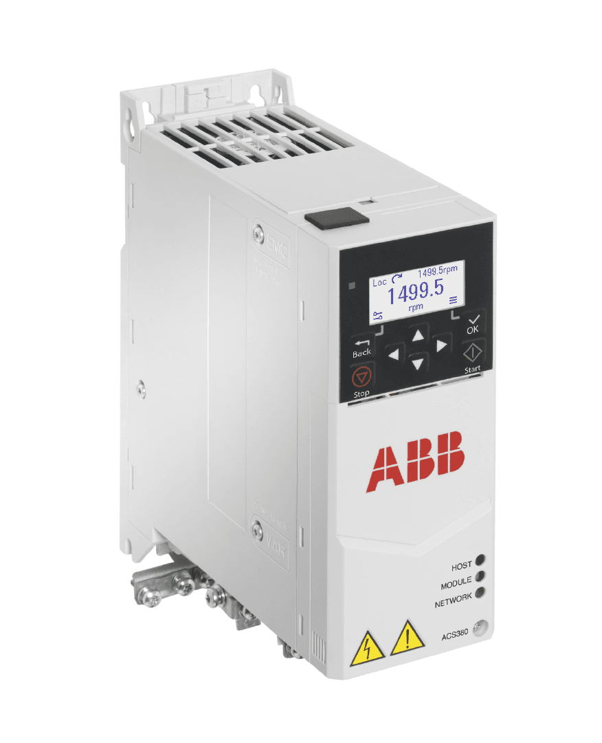 ABB ACS380 Drive Motor Data & ID Run - Click2Electro