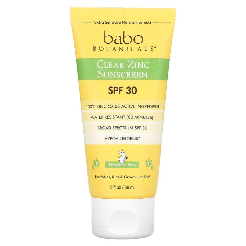 Babo Botanicals Clear Zinc Sunscreen Lotion SPF 30 Sunscreen