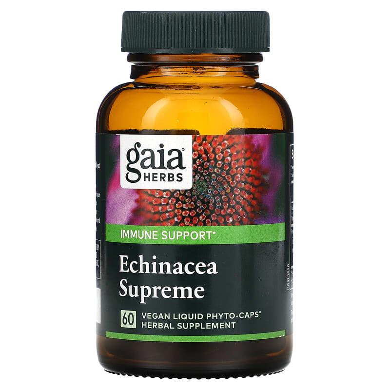 Gaia Herbs Echinacea Supreme 60 Capsules