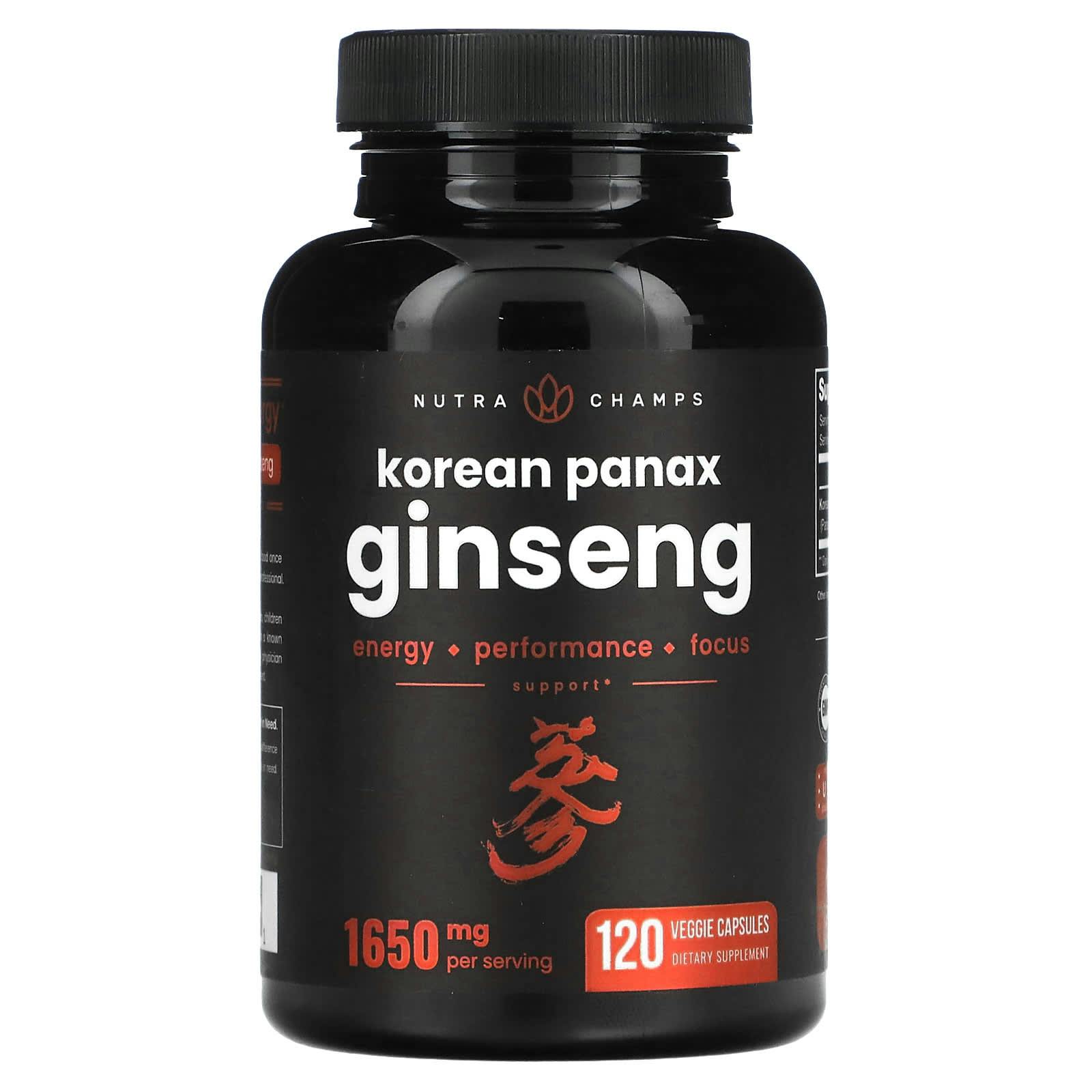 NutraChamps Korean Panax Ginseng