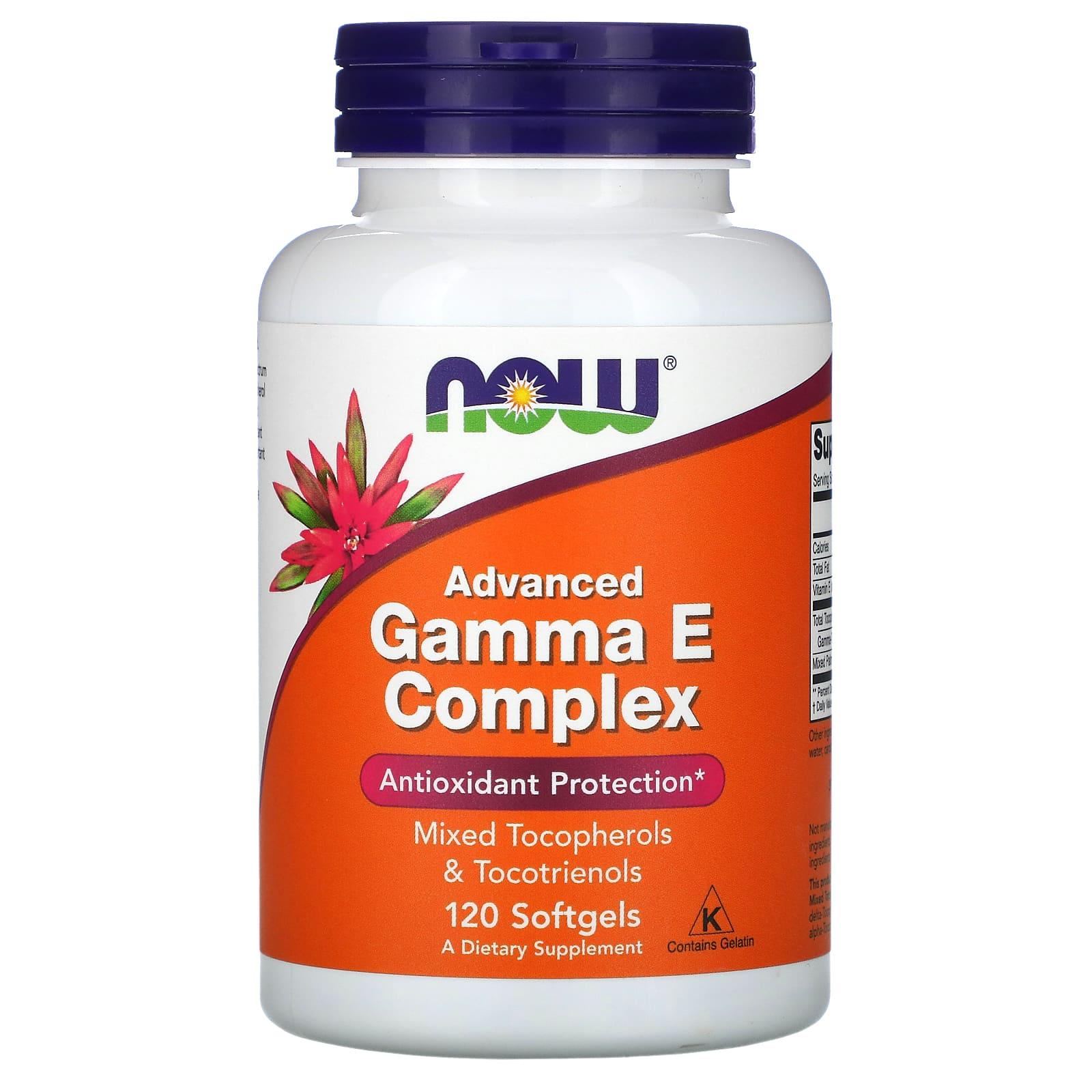 Now Foods Advanced Gamma E Complex