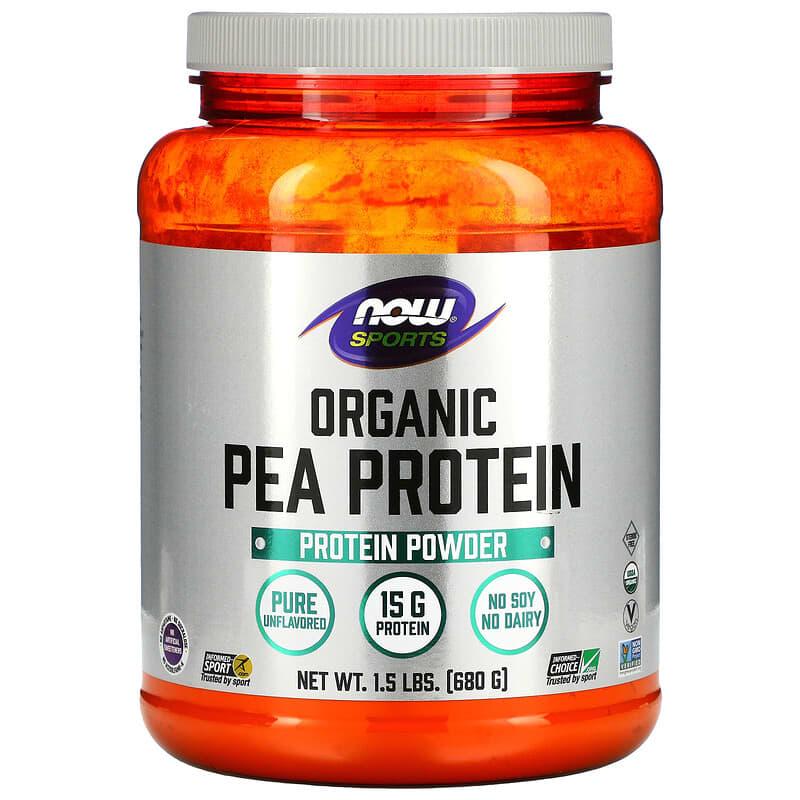 NOW Sports Pea Protein Powder Supplement