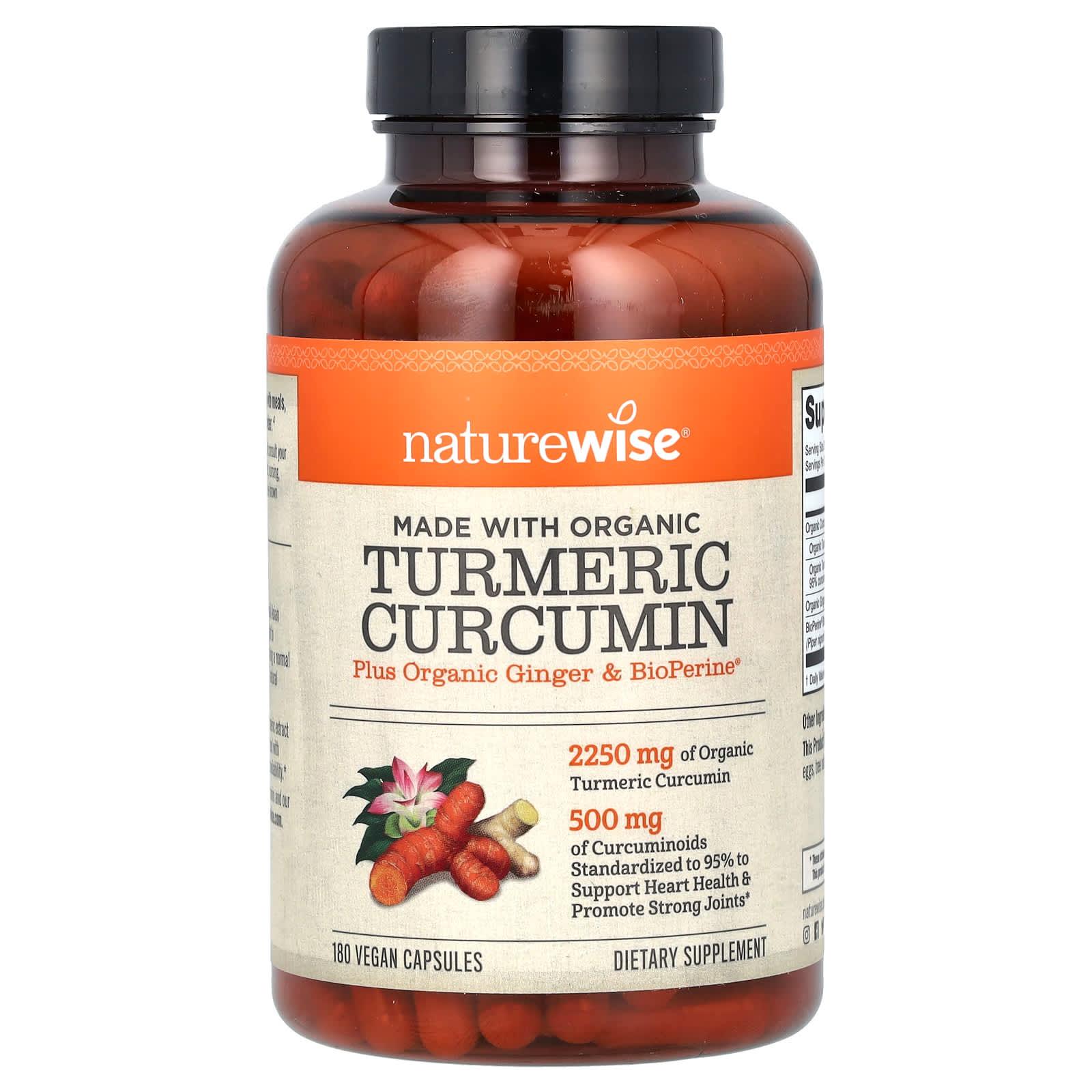 NatureWise Curcumin Turmeric with Ginger Supplement