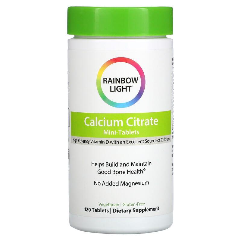 Rainbow Light Calcium Citrate Mini-Tablets 120 Tablets