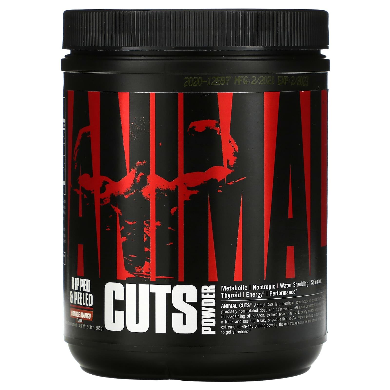 Universal Nutrition, Animal Cuts Powder, Orange Mango, 9.3 oz (265 g)