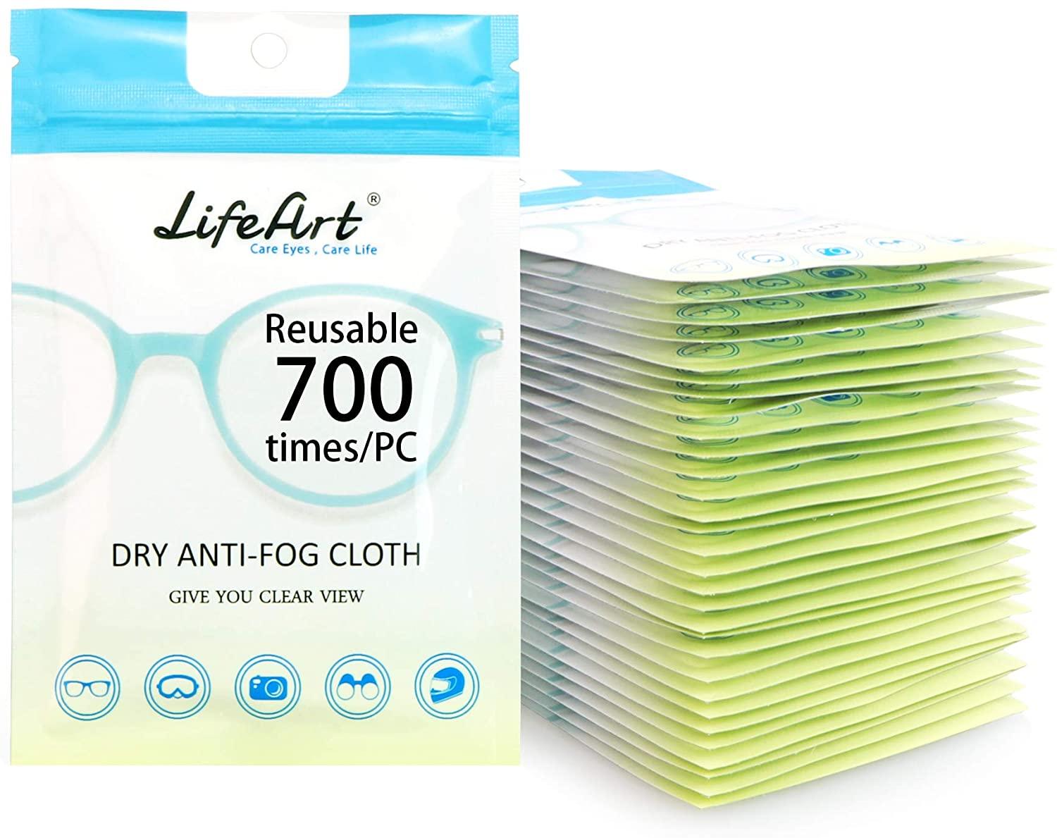 LifeArt: Anti-Fog Cleaning Wipes (30-Pack) - Give InKind