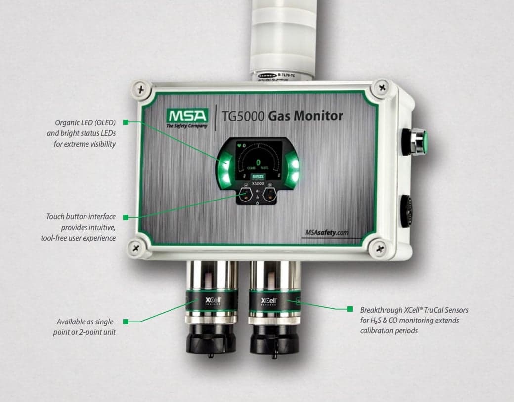 MSA Safety Introduces New Gas Monitor For Industrial Applications - News