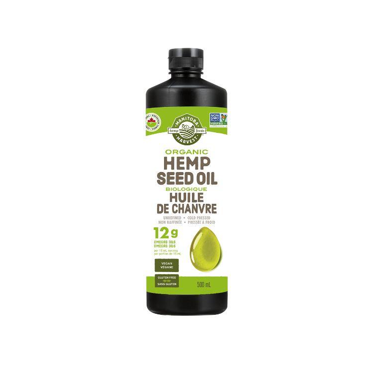 Webber Naturals Cold Pressed Organic Hemp Seed Oil