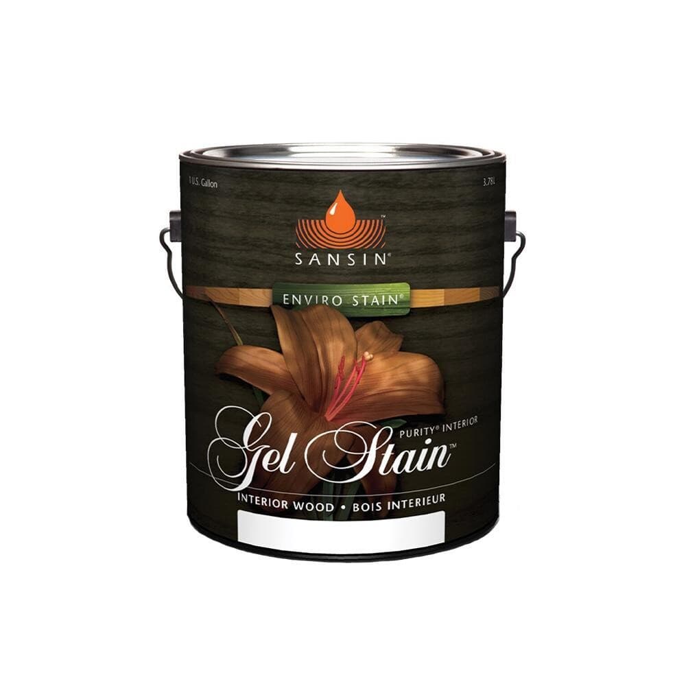 Sansin Purity Gel Stain – Interior Wood Stain with Rich Color & Control ...