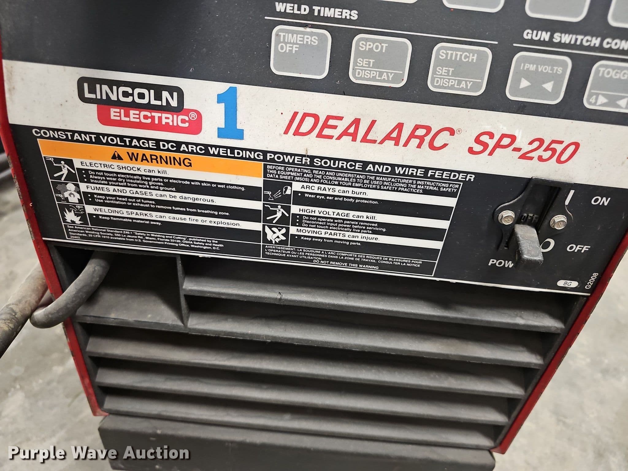 Lincoln Electric IdealArc SP250 welder in Minneapolis, KS | Item EK5732 ...