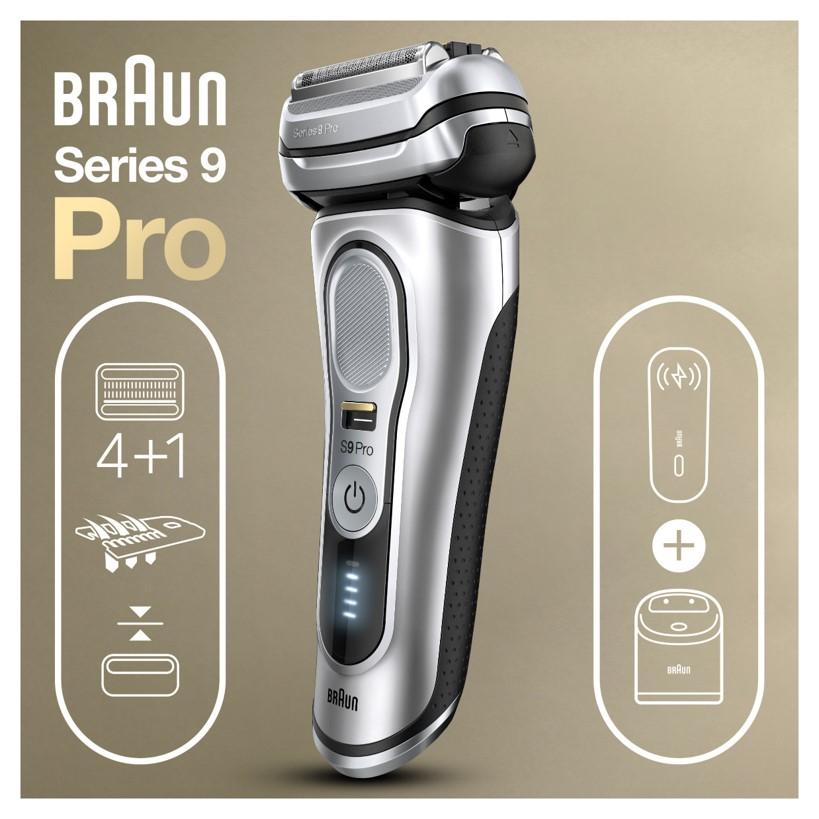 Braun Series 9 Pro 9477cc Electric Shaver, 4+1 Head with ProLift ...