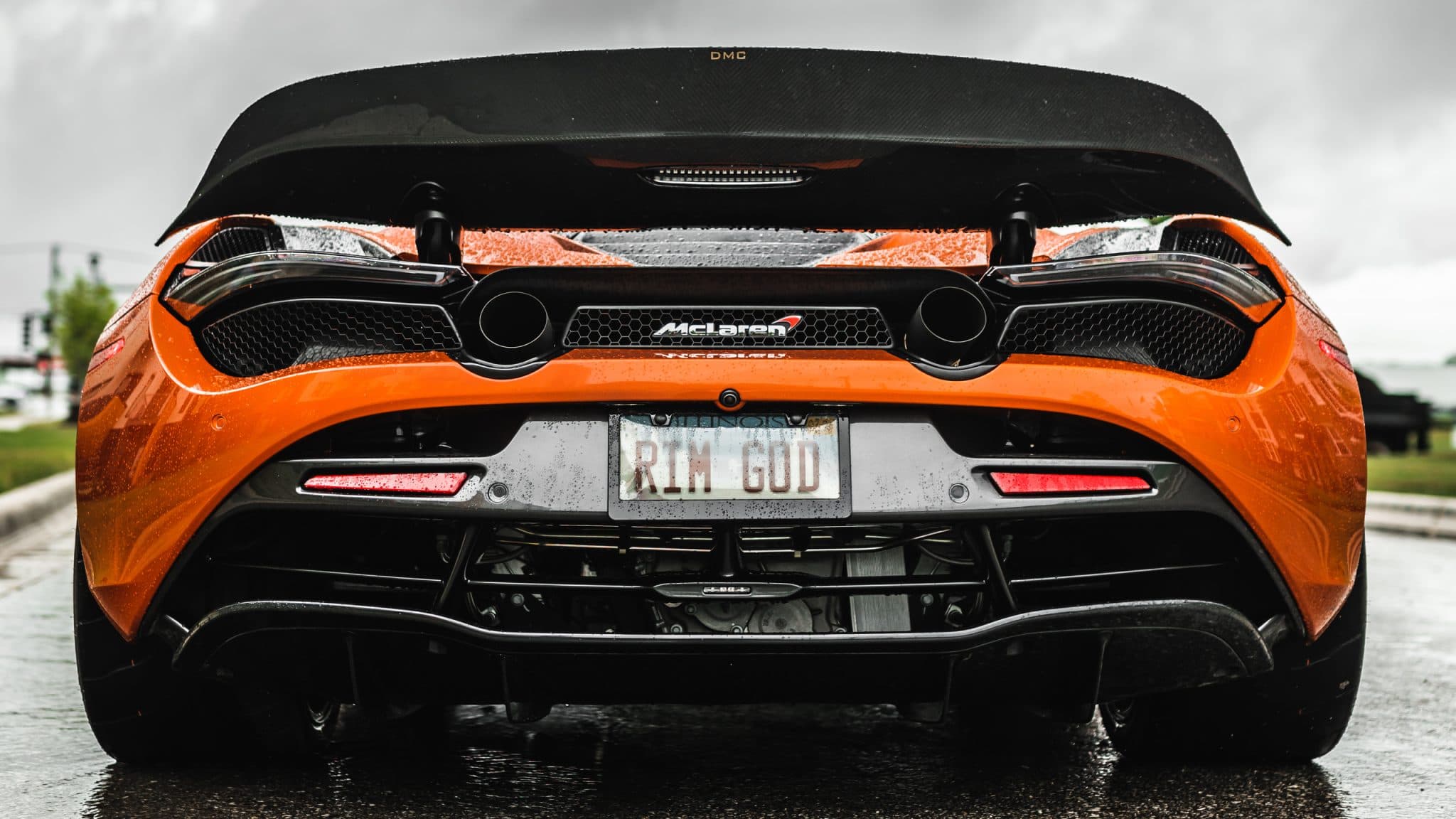 Carbon Fiber Rear Wing (Aero Active) fits the McLaren OEM 720s Coupe ...