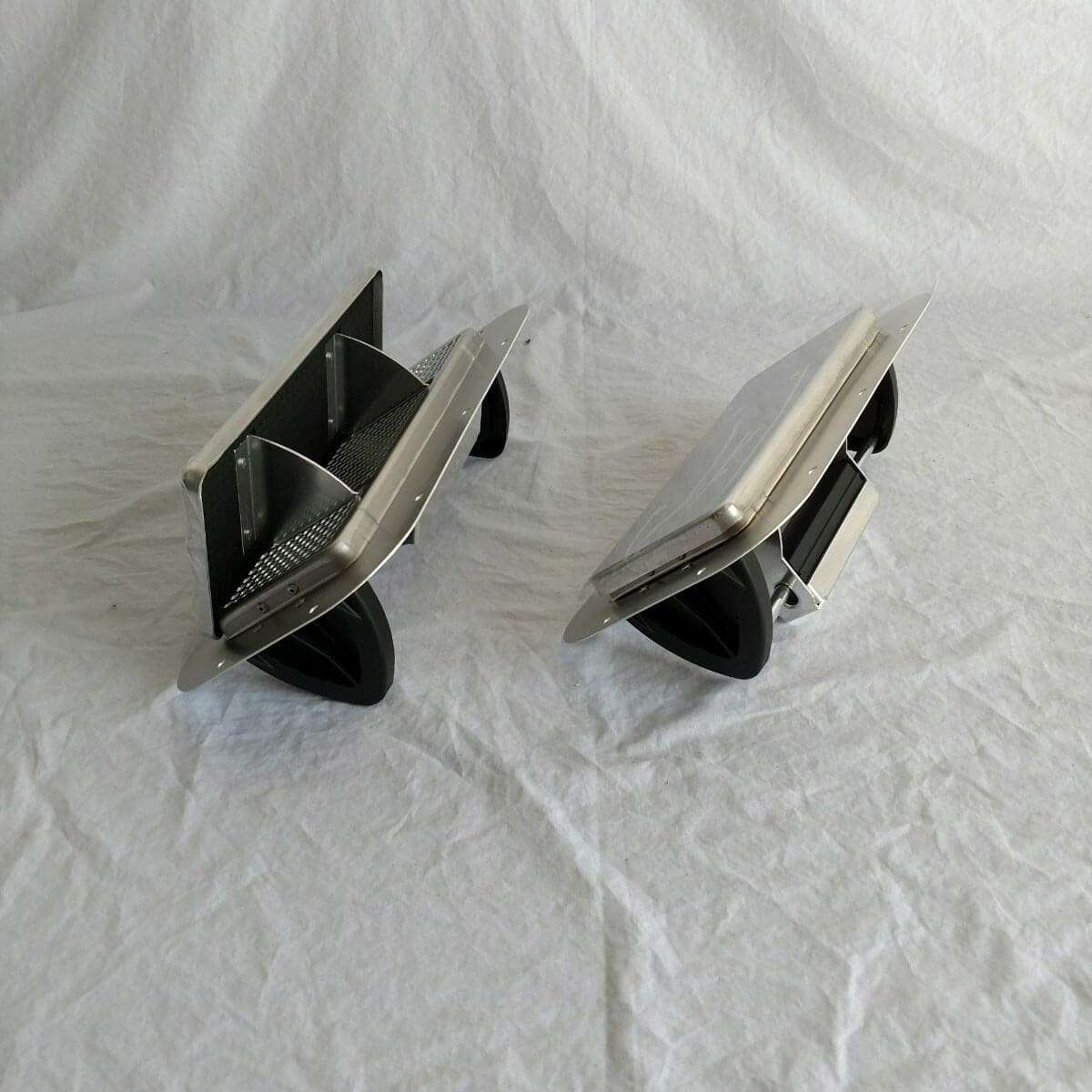 Horse Enclosed Trailer RV Roof Vent 1 Pair Aluminum Low Profile Popup ...