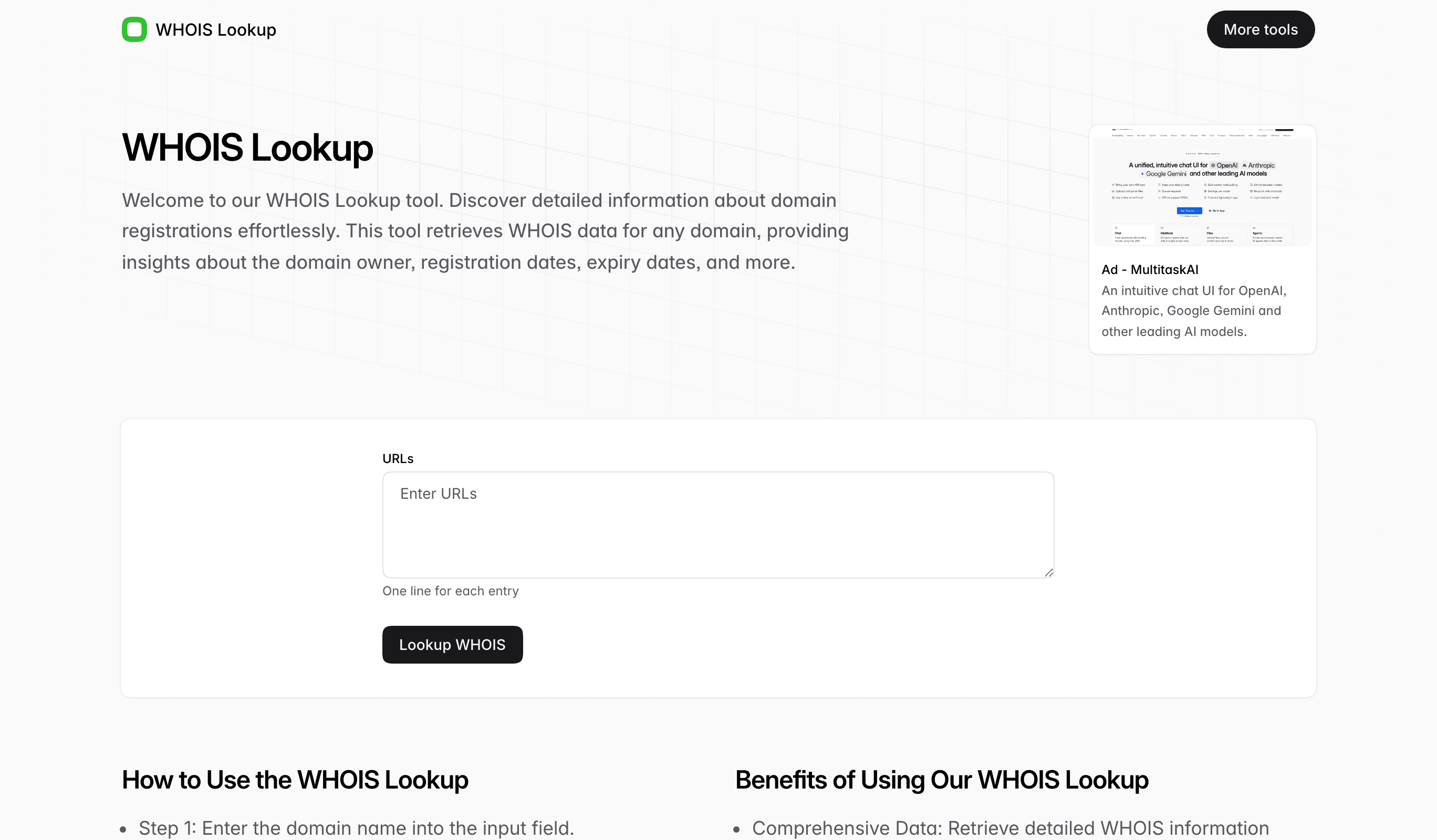 WHOIS Lookup - Découvrez les détails de l'enregistrement des domaines
