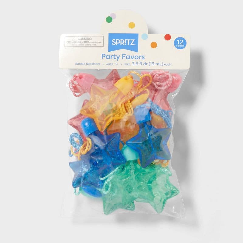 12ct Party Favor Bubbles - Spritz™: Multicolor Kids Birthday Supplies ...