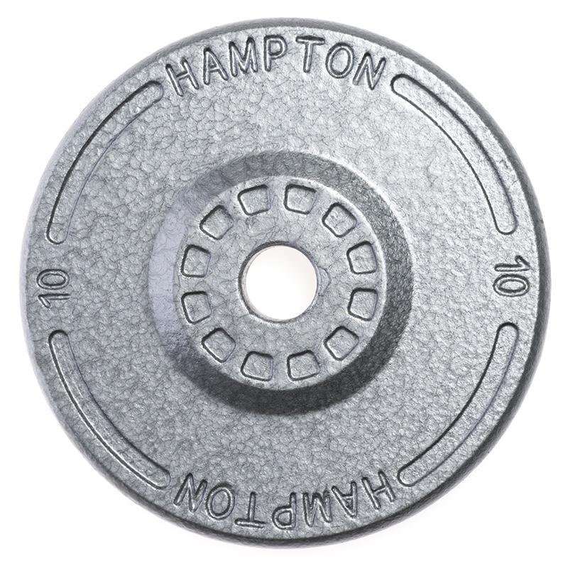 Hampton Fitness Standard Iron Plates - 10LB