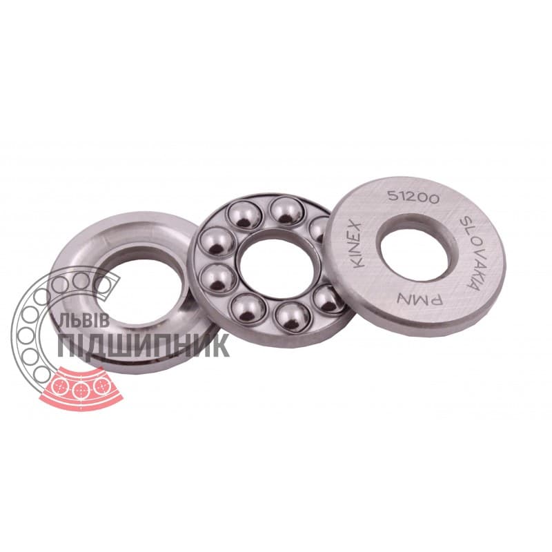 Bearing 51200 [Kinex] Thrust ball bearing Kinex, 51200 - DIN | 8200 ...