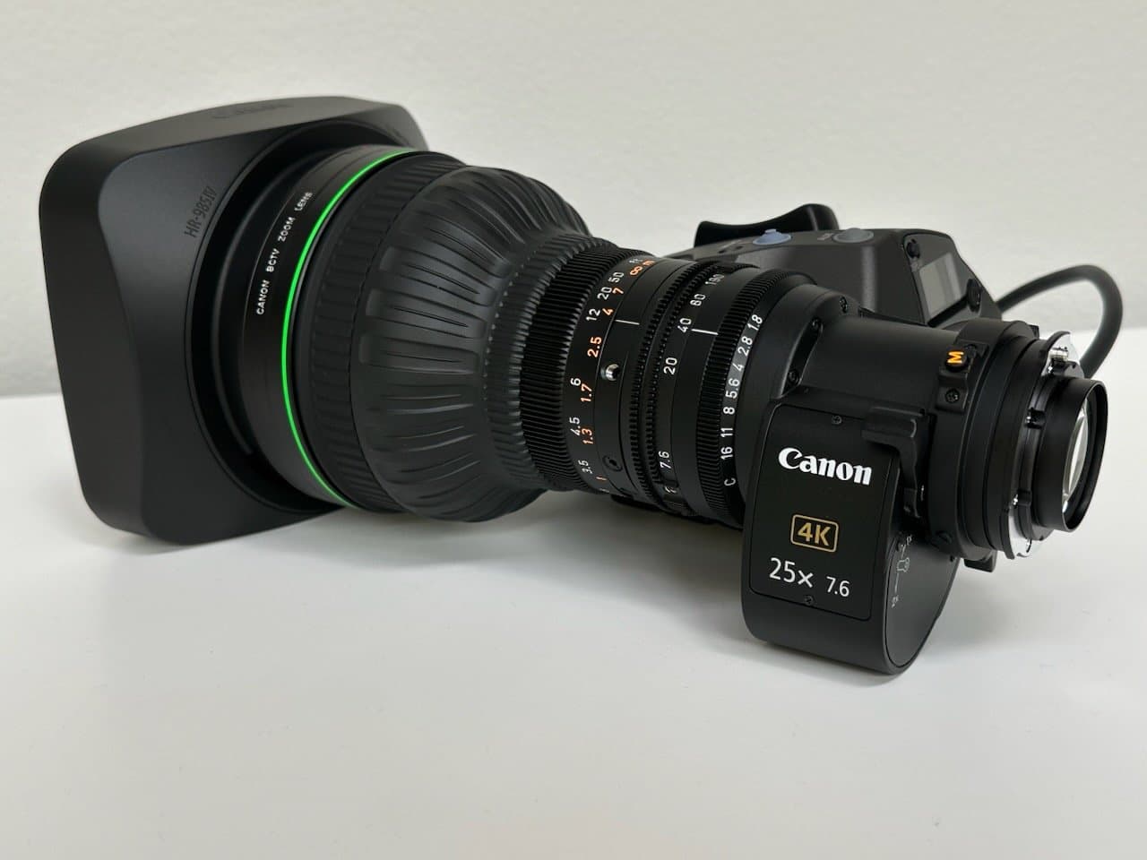Canon CJ25ex7.6B IASE S 2/3-inch UHD 4K Broadcast ENG Lens - Used Video ...